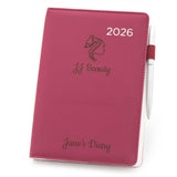 Personalised Design Diary 2026 Organiser | Laser Engraved - A5 size, UK dates
