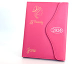 Personalised Custom Diary Organiser 2024, A5, A6 size, UK dates