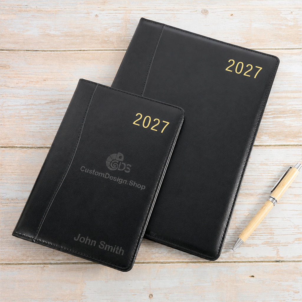 Box Collapsed Layout Personalised Premium Executive Diary Organiser 2027 | A4/A5, UK dates ...