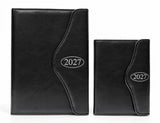 Personalised 2027 Diary Organiser, A5/A6 size | Custom Engraved Planner (UK dates)