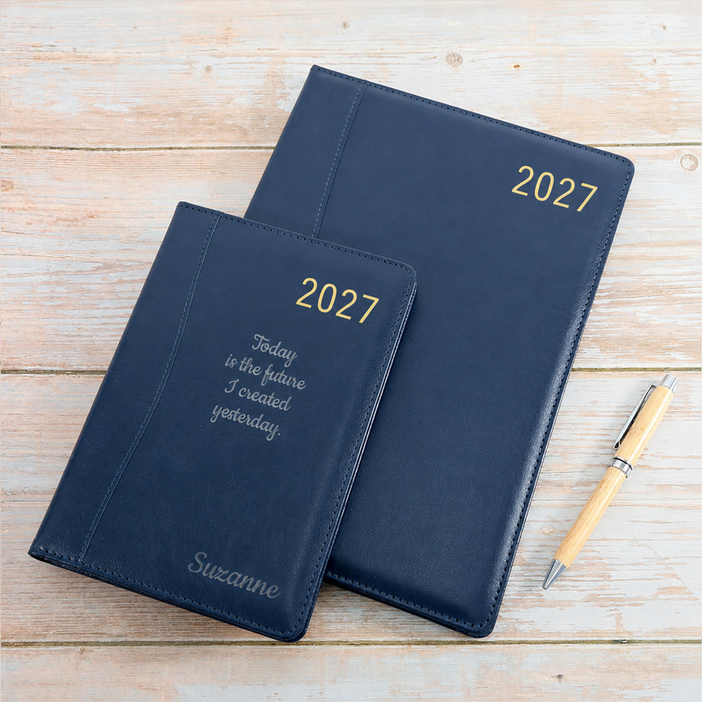 Box Collapsed Layout Personalised Premium Executive Diary Organiser 2027 | A4/A5, UK dates ...