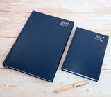 Personalised 2027 Hardback Diary , A4/A5 size | Custom printed Planner (UK dates)