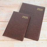 Personalised Premium Executive Diary Organiser 2026, A4/A5 size | Custom Engraved Planner (UK dates)