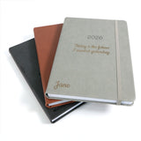 Personalised Hardcover Executive Diary 2026, A4/A5 | Custom Engraved Organiser - UK dates