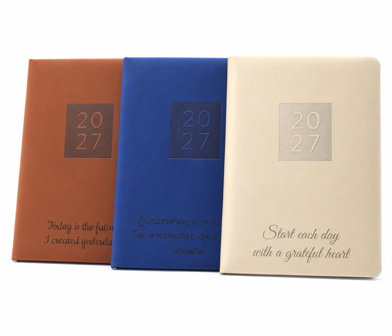 Personalised 2027 Fashion Diary, A5  | Custom Engraved Planner