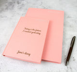 Personalised Academic Hardcover Diary 2025-2026 - A4/A5 | Custom Engraved