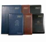 Personalised Executive 2027 Diary Organiser, A4/A5 size | Custom Engraved Planner (UK dates)