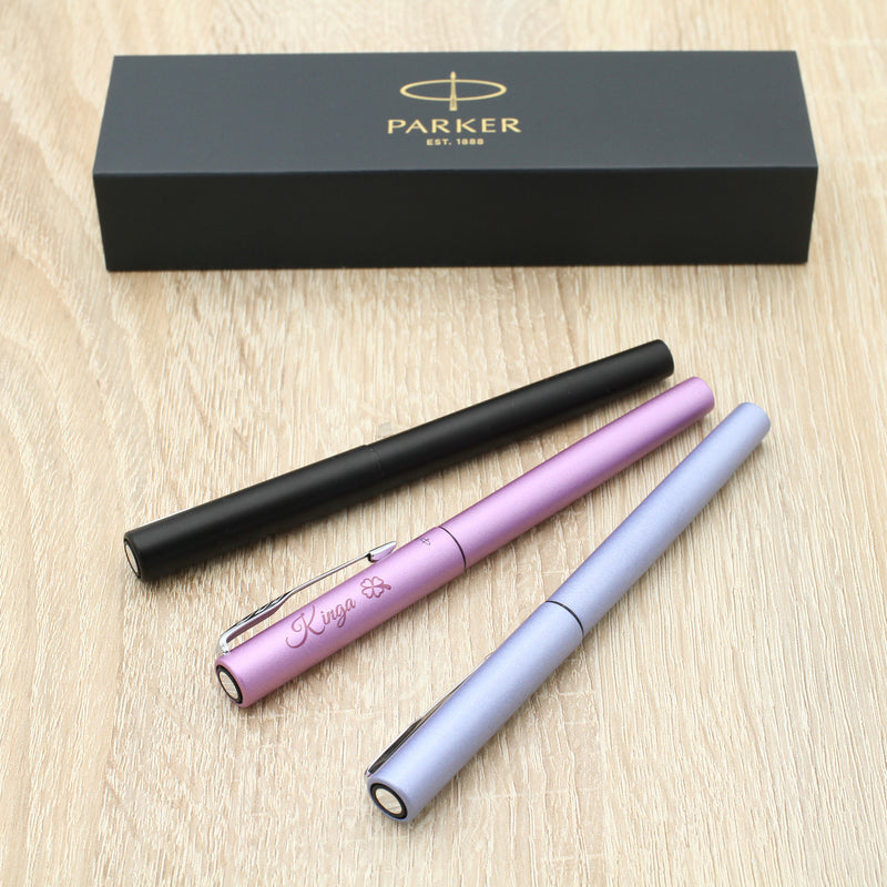 Personalised Parker Vector XL Rollerball Pen + Gift Box | Custom Engraved Pen with Name | Unique present for Him or Her