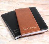 Personalised Premium 2027 Diary Organiser - A5 size | Custom Engraved Planner (UK dates)