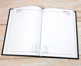 Personalised Premium Hardback Diary Organiser 2025, A4, A5 size, UK dates, Custom print