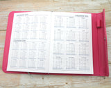 Personalised Diary Organiser 2026, A5/A6 size | Custom Engraved Planner (UK dates)