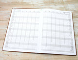 Personalised Hardcover Executive Diary 2026, A4/A5 | Custom Engraved Organiser - UK dates