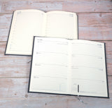 Personalised Custom Premium Diary Organiser 2025, A4, A5 size, UK dates