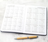 Personalised Hardcover Fashion Diary Organiser 2026  | Custom Engraved Planner