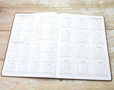 Personalised Hardcover Executive Diary 2026, A4/A5 | Custom Engraved Organiser - UK dates