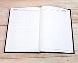 Personalised Premium Hardback Diary 2026, A4/A5 size | Custom printed Organiser (UK dates)