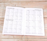 Personalised Executive Diary Organiser 2025 A5 size - UK dates and holidays