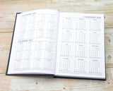 Personalised Premium Hardback Diary 2026, A4/A5 size | Custom printed Organiser (UK dates)