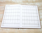 Personalised Hardcover Executive Diary 2026, A4/A5 | Custom Engraved Organiser - UK dates