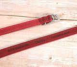 Personalised Custom Leather Dog Collar