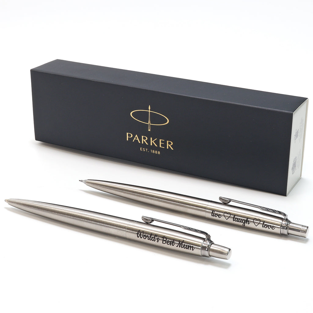 Personalized Engraved Parker Pen With Tin Box