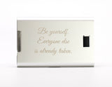 Personalised Premium Slim Metal Credit Card ID Holder + Gift Box
