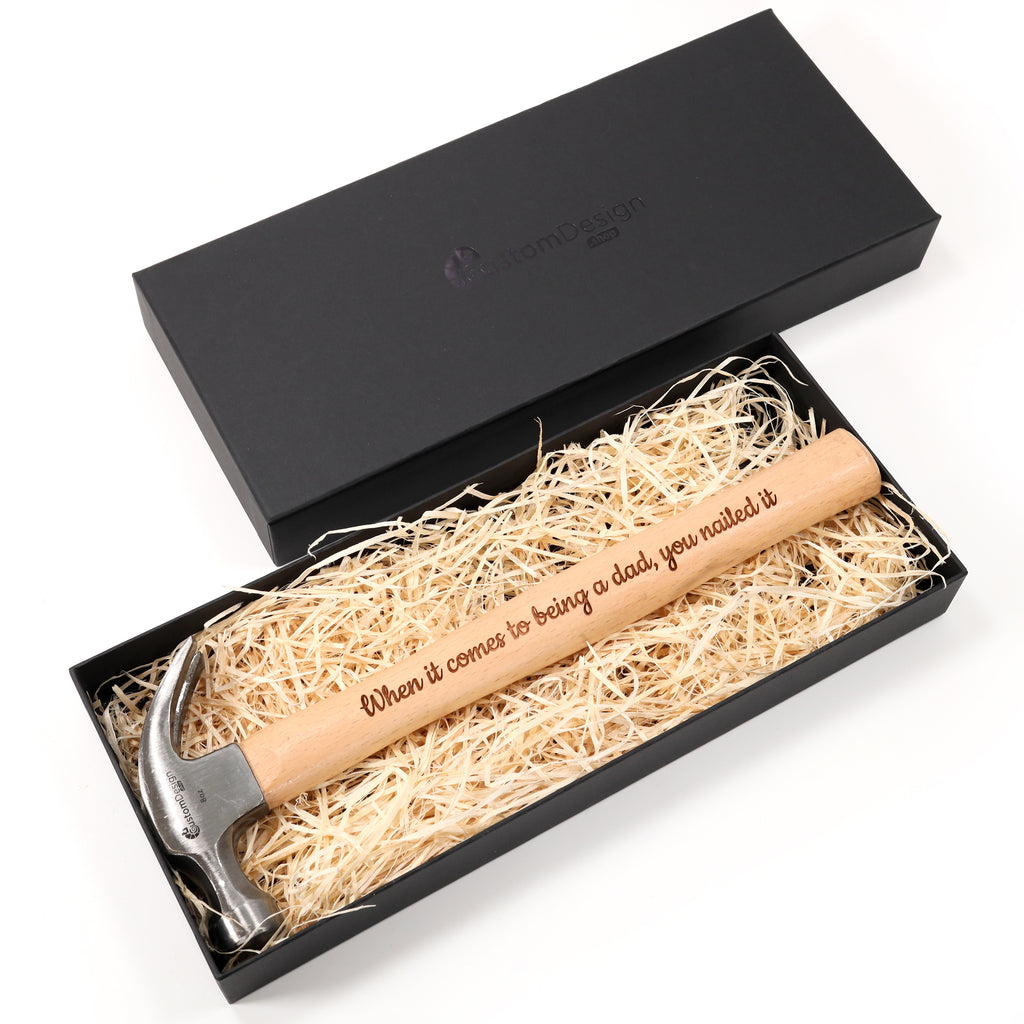 Personalised Engraved Hammer + optional Gift Box